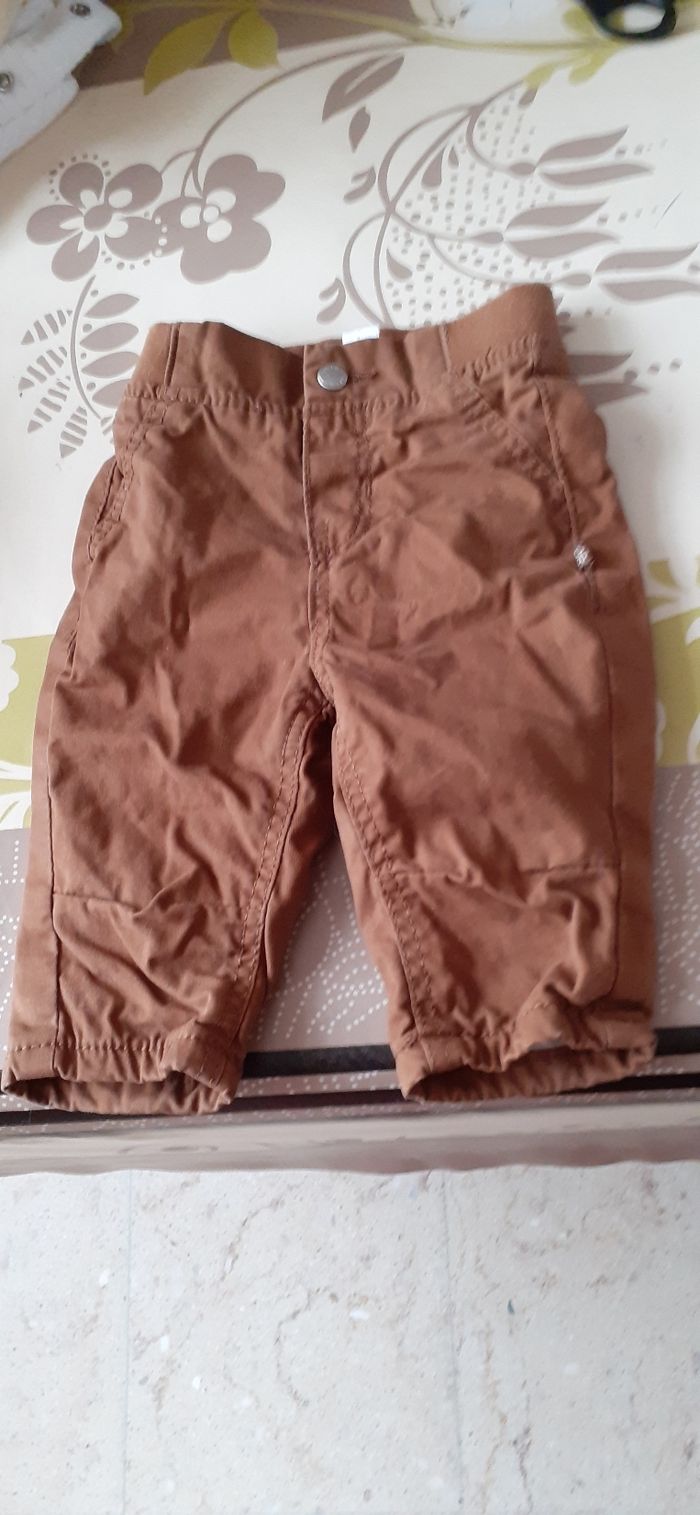 Pantalon doublé garçon 3 mois - photo numéro 1