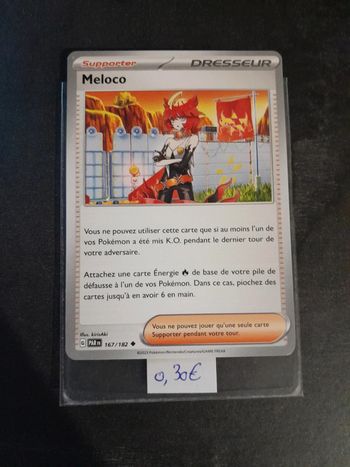 Carte Pokémon Meloco 167/182