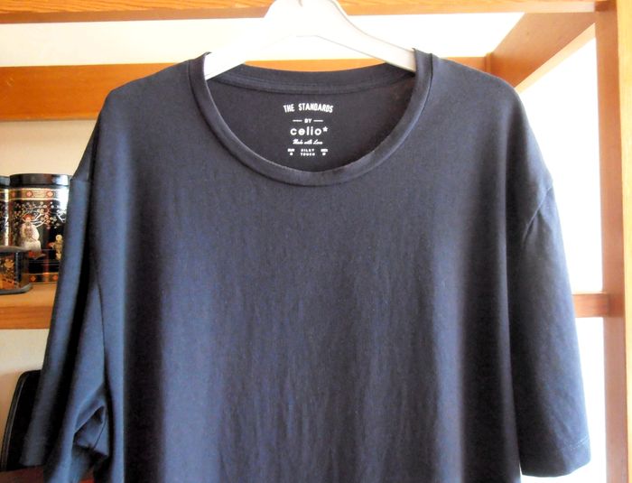 T-shirt noir homme, Celio, taille M, manches courtes - photo numéro 2
