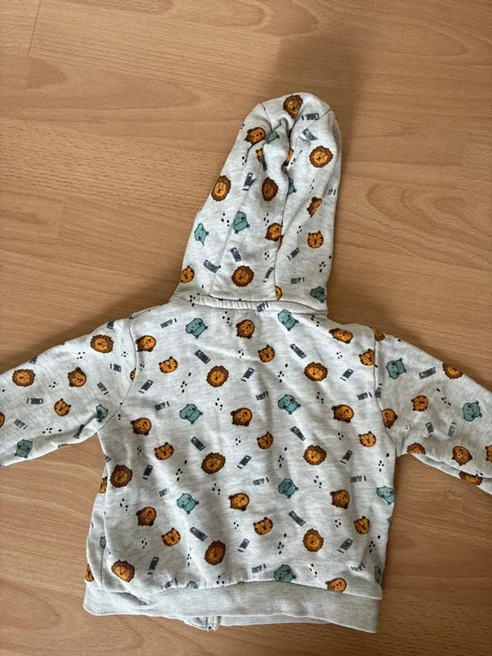 Gilet à capuche animaux mixte - photo numéro 3