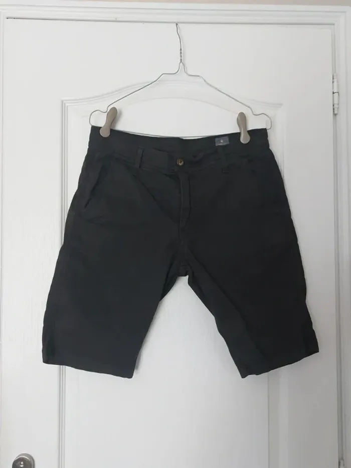 Bermuda homme noir taille 38