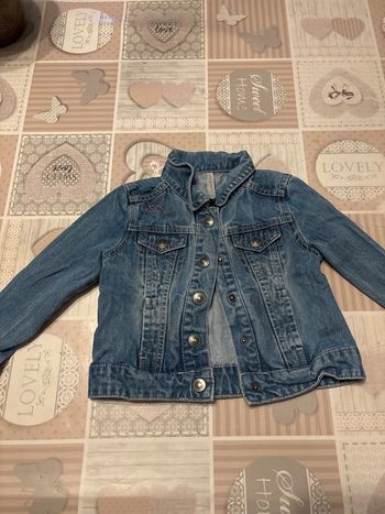 Veste en jean fille 