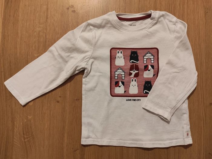 Tee-shirt ML Obaïbi en parfait état - photo numéro 2