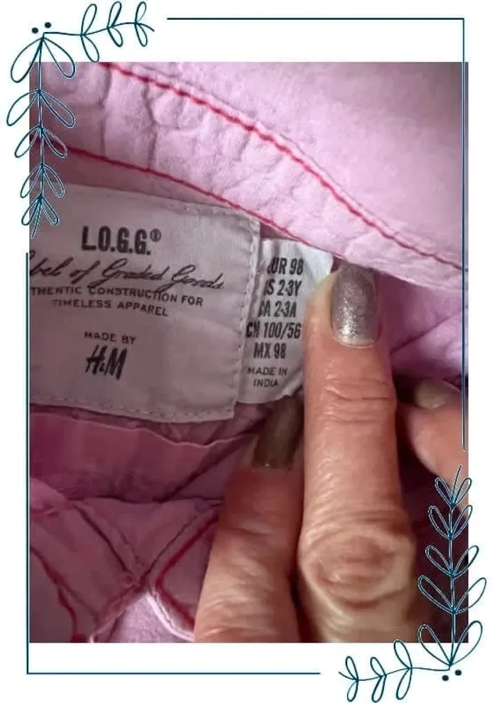 Chemise légère rose LOGG 3 ans 98 cm - photo numéro 3