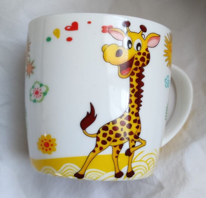 Ensemble petit déjeuner motif girafe - photo numéro 10