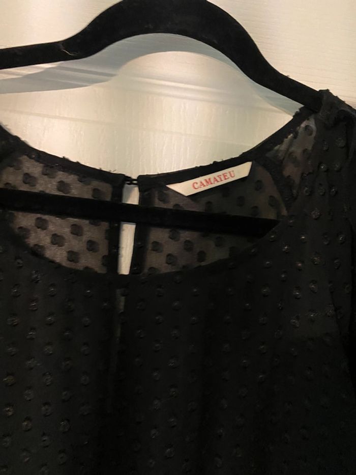 Combi short voilage noire Camaïeu - photo numéro 3