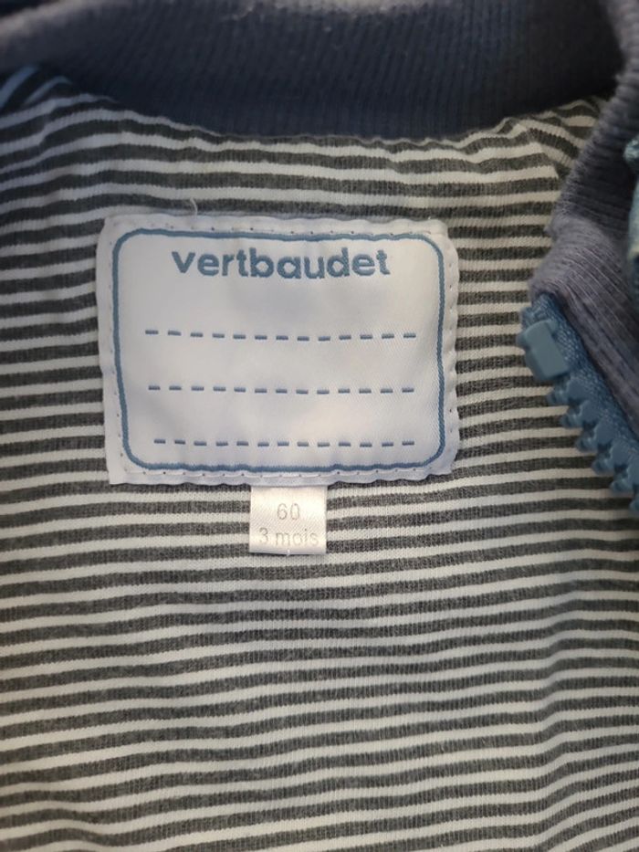 👶Veste Vertbaudet 3 mois 60cm👶 - photo numéro 3