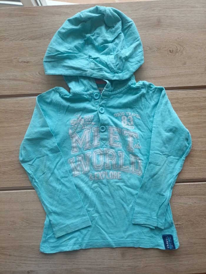 Tshirt bleu Turquoise