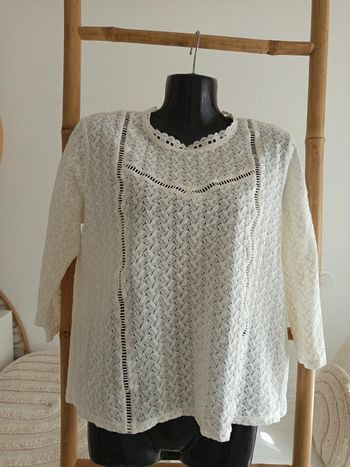 Haut bohème dentelle taille M