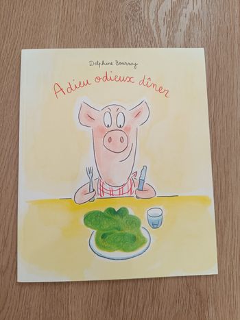 Livre adieu odieux dîner école des loisirs