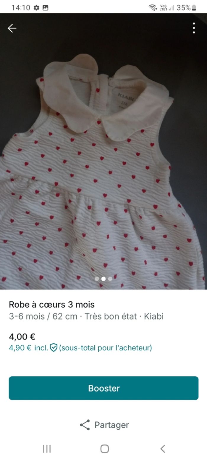 Robe à coeurs - photo numéro 2