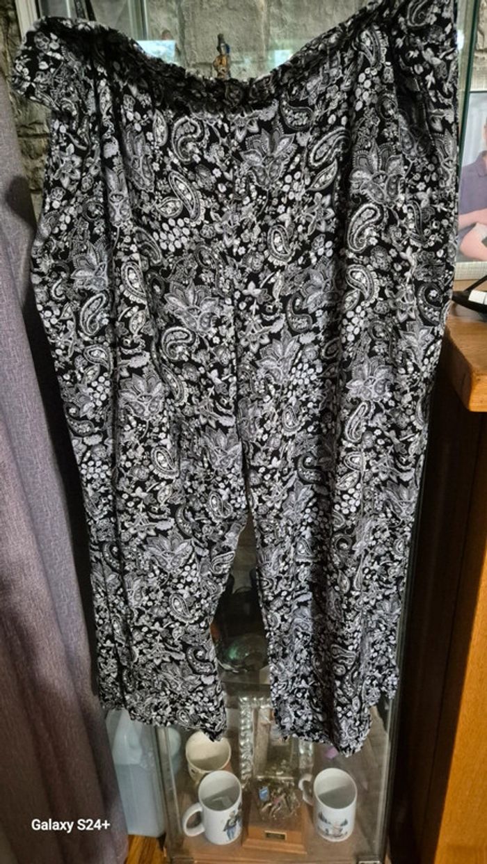 Pantalon jambe large