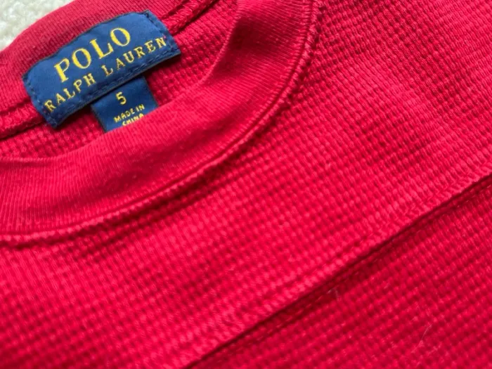 T-shirt épais ou pull fin manches longues Polo Ralph Lauren 🌻 - photo numéro 3