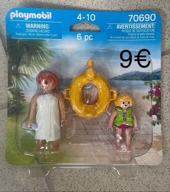 Playmobil Duo 70690 Baigneurs du parc aquatique