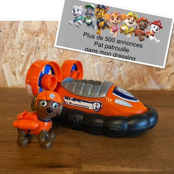 Idée cadeau 🎁 Jouet figurine Zuma avec son Véhicule de la Pat Patrouille