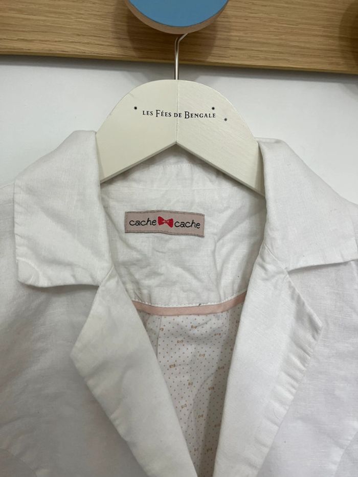 Blazer cache cache blanc - photo numéro 3
