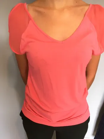 T shirt rose etam