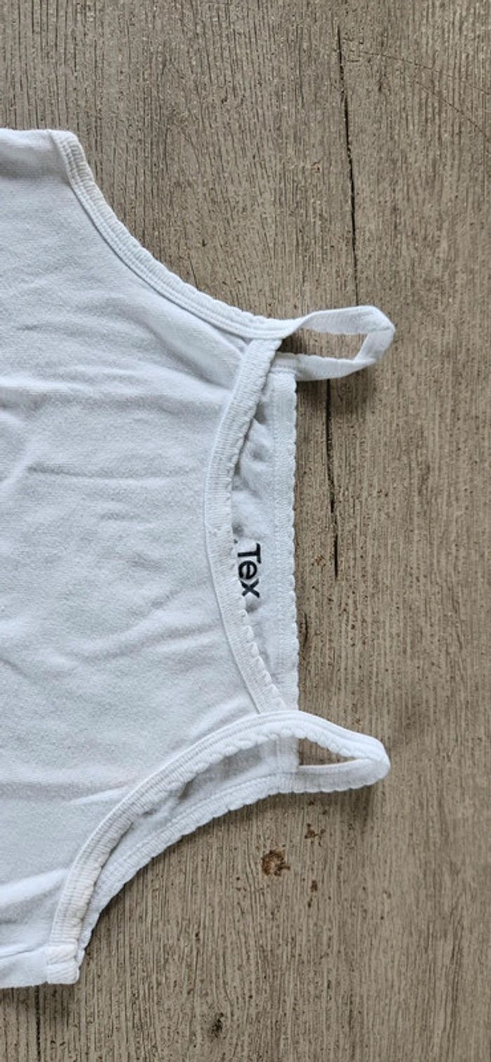 Chemisette blanche à bretelles, Tex, taille 10/12 ans - photo numéro 3