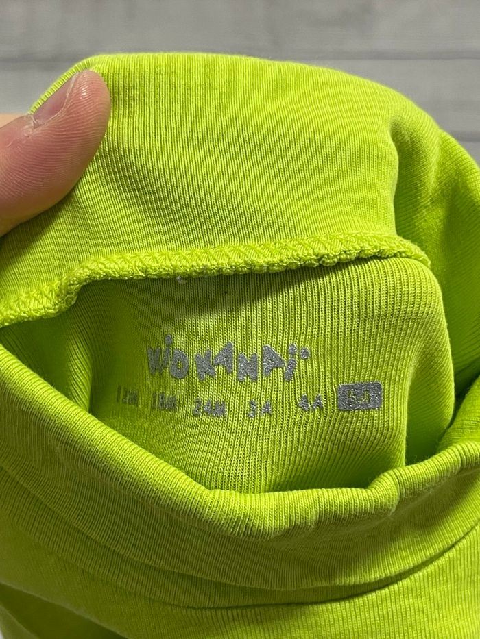 Kiabi - t shirt col roulé - Vert - 5 ans - photo numéro 3