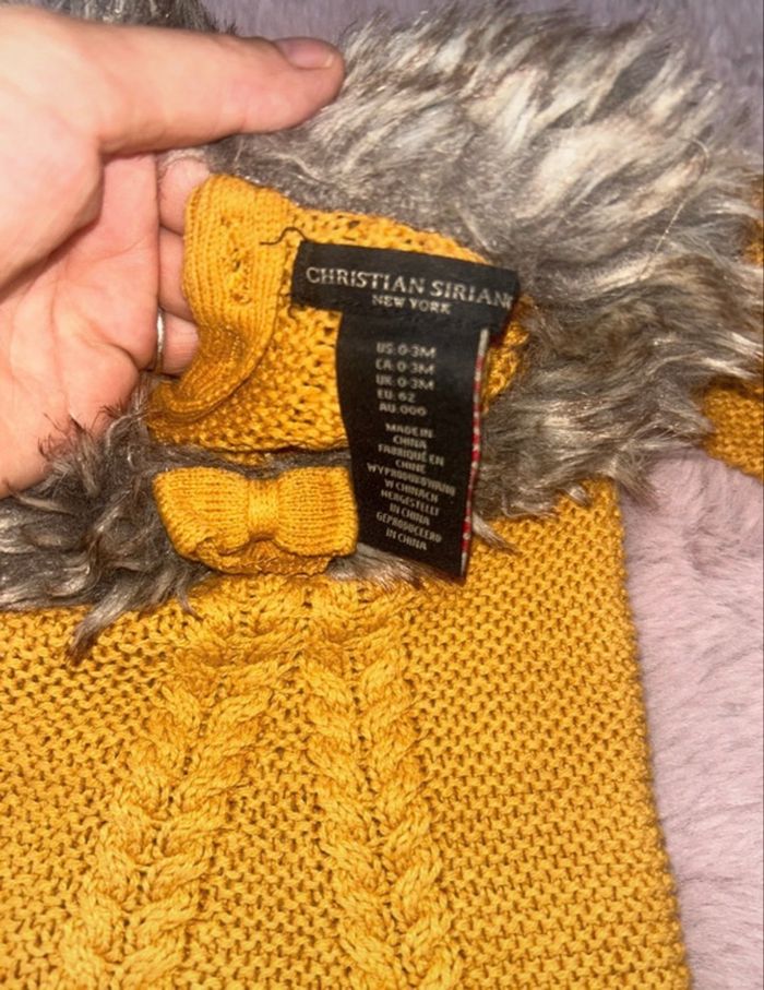 Magnifique Robe bébé 0-3 mois Christian Siriano Baby - photo numéro 2