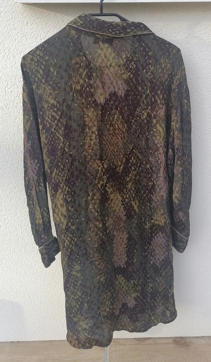Robe fluide militaire kaki violet Taille M Ottod'ame - photo numéro 10