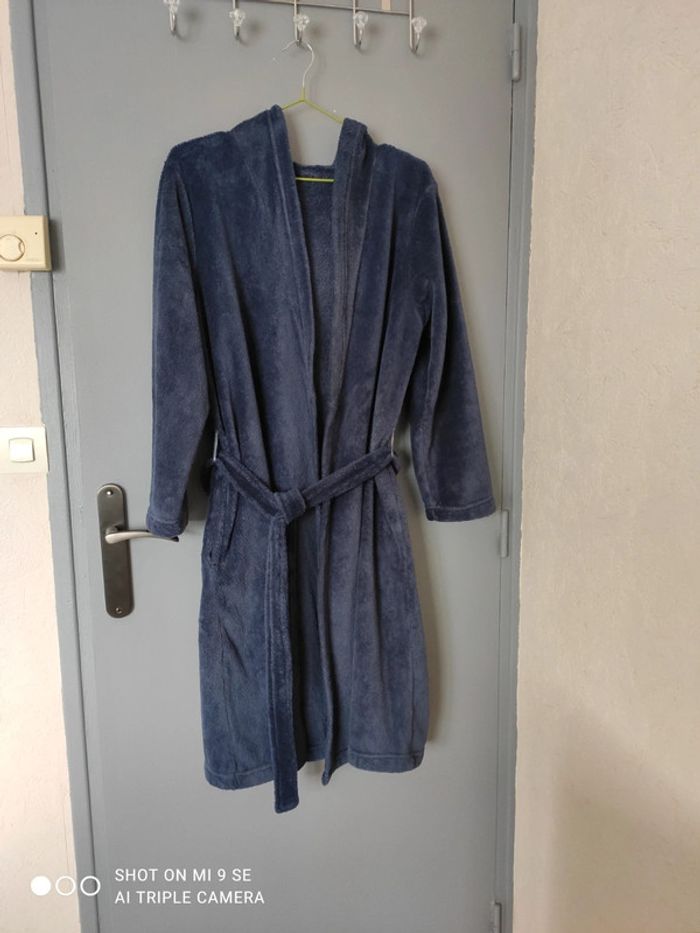 Robe de chambre bleue marine taille 40