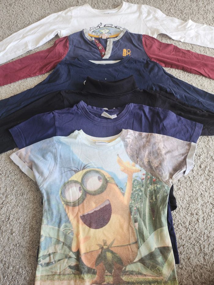 Lot de 6 tee-shirts garçon 5 1ns