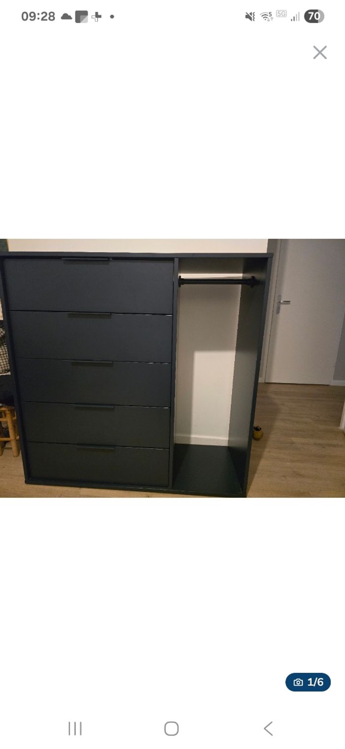 Commode  avec porte manteau - photo numéro 2