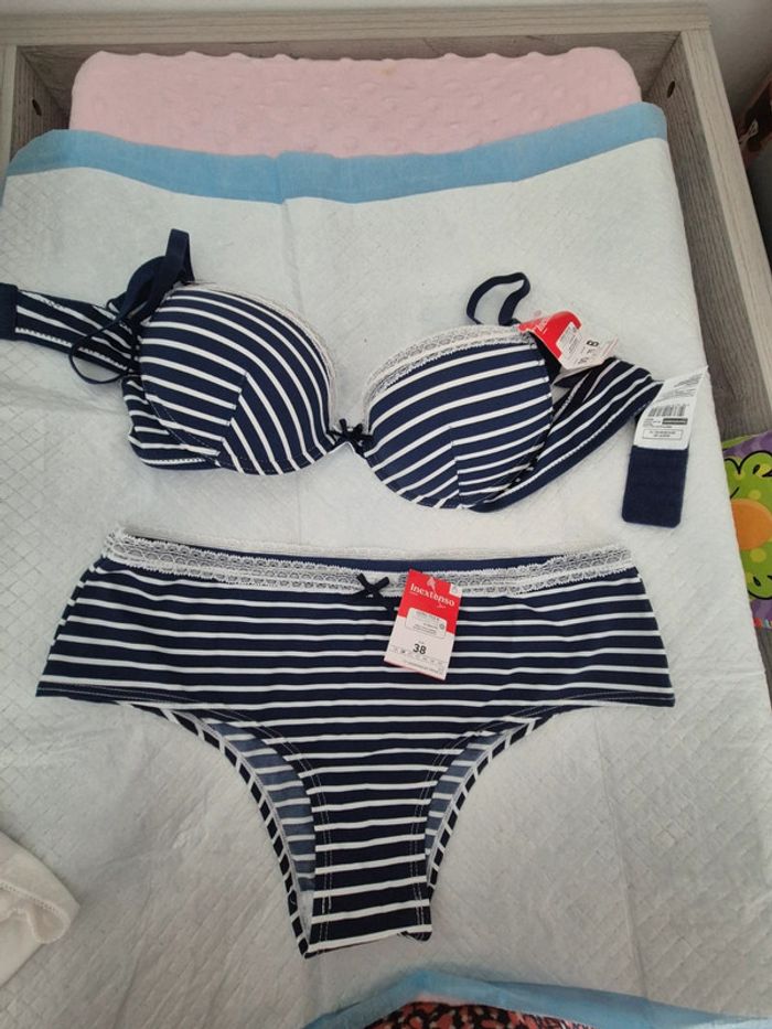 Ensemble deux piece sous vêtement femme