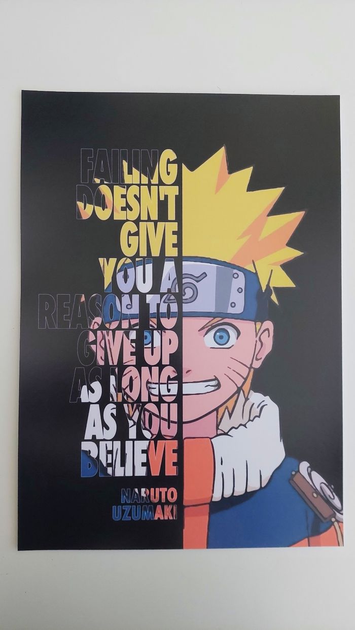 Affiche Naruto / A3
