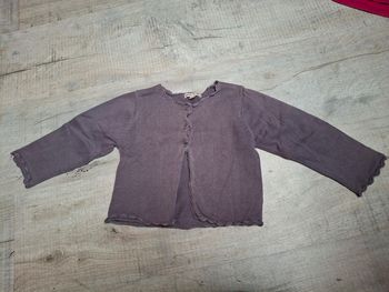 Gilet violet 18 mois