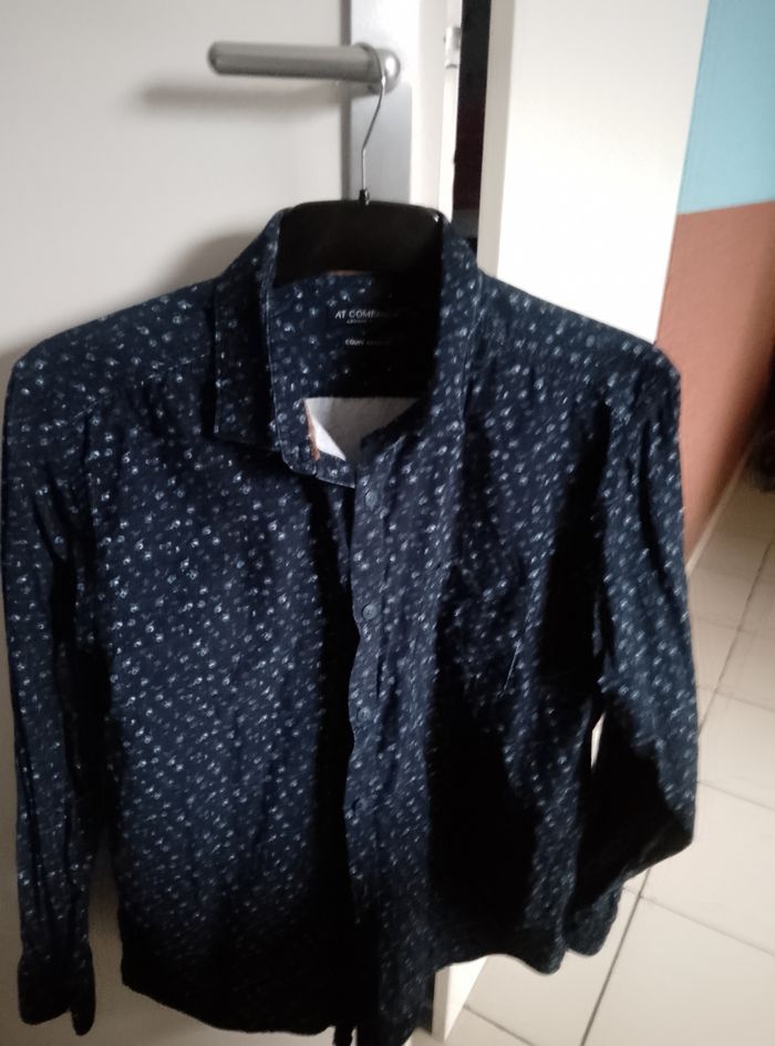 Chemise homme fleuri Armand Thiery T L - photo numéro 1