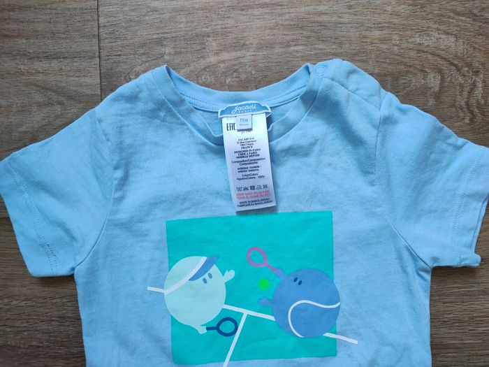 Ensemble été bébé garçon 18 mois tee-shirt Jacadi et short - photo numéro 4
