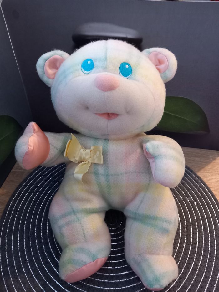 Peluche ours snuzzels playskool 1987 vintage 36cm