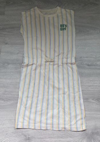 Robe Zeeman 10 ans - Rayures multicolores "80's girl"