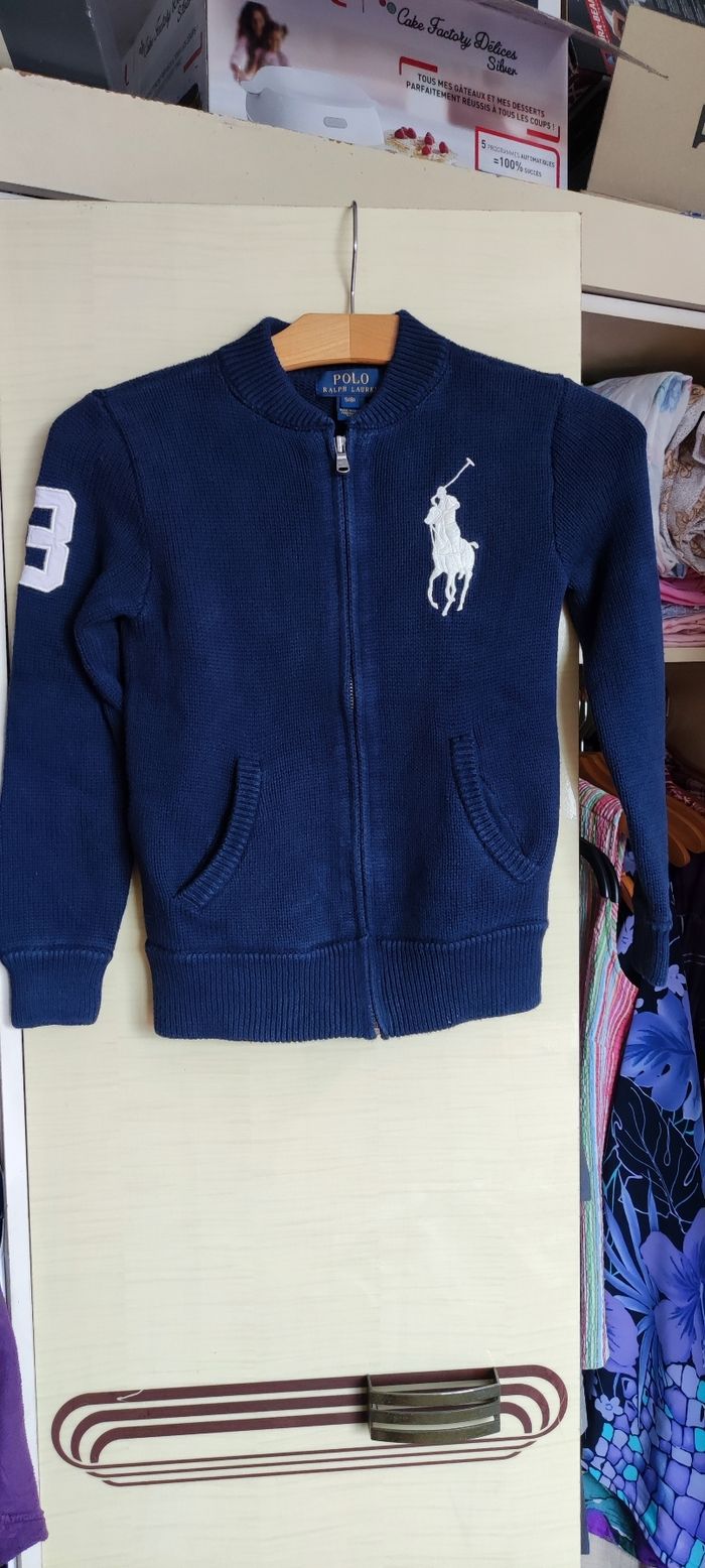 Gilet bleu marine Ralph Lauren 6 ans