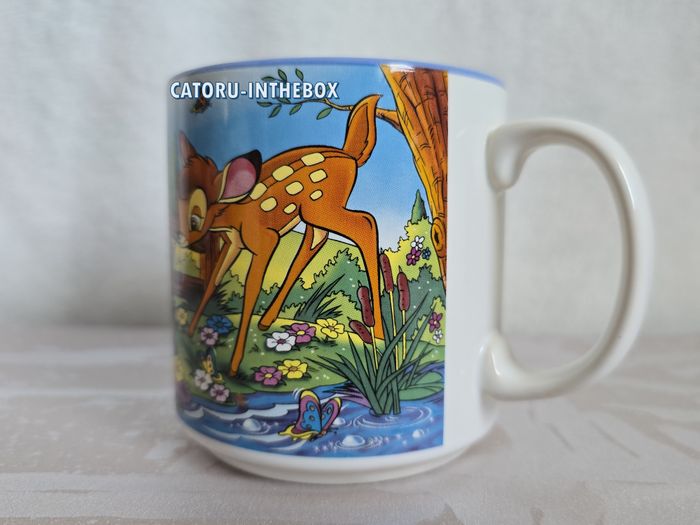 Tasse / Mug / Cup scène Disney Classics Bambi Féline Fleur Panpan / Thumper - photo numéro 2