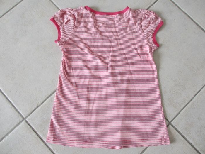T-shirt manches courtes fille Vynil Fraise – 8 ans - photo numéro 3