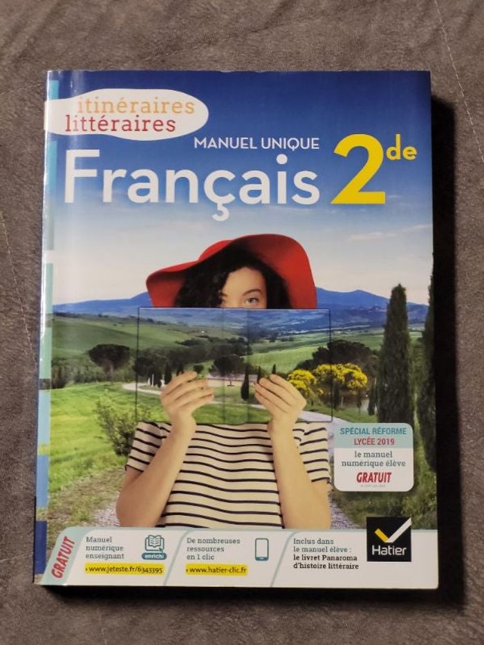 Itinéraires littéraires Français 2de Éd. 2019 - Livre élève Par Olivier Achtouk