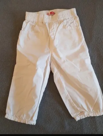 Lot de 2 pantalon bébé été 12 mois