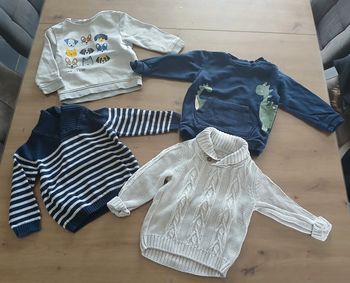 Lot pulls 18 mois bébé garçon