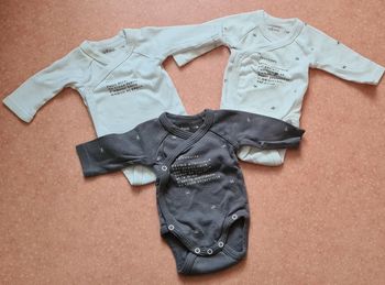 Bodies manches longues 1mois