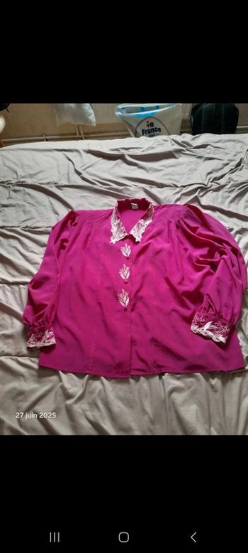 Chemise brodées manches longues