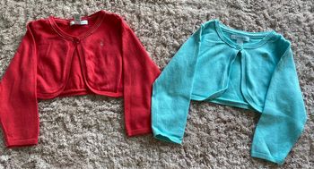 Lot de 2 boléros Obaïbi 12 mois