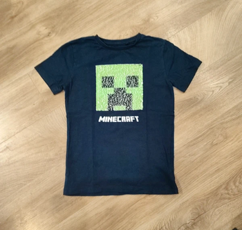 Tee shirt Minecraft marque Next taille 10 ans