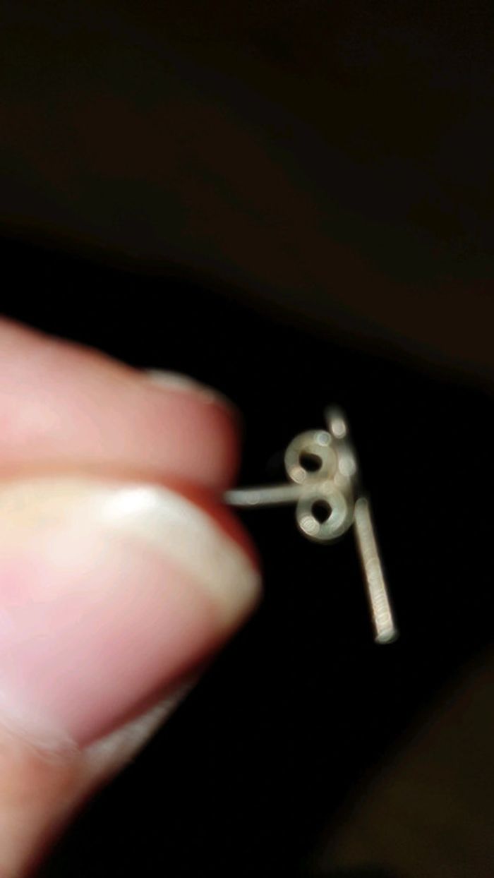 boucle d oreille cle - photo numéro 2