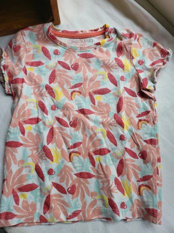 T-shirt tropical brillant 18 mois