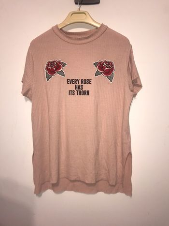 T-shirt cotelé