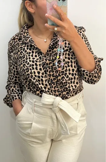 Chemise Zara Léopard