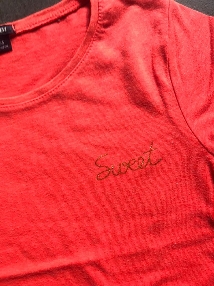 T-shirt corail 5 ans - photo numéro 2